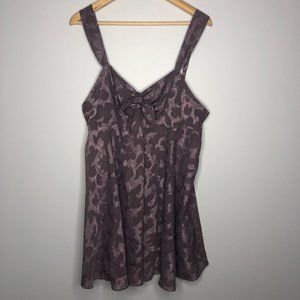 Vintage Victoria Secret Mauve Purple chemise sleepwear-L